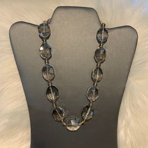 Clear-stoned necklace